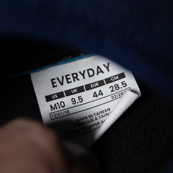 Vessi Everyday Navy Blue Lace Up Athletic Waterproof Shoes Sneakers Men's 10 - Picture 4 of 6